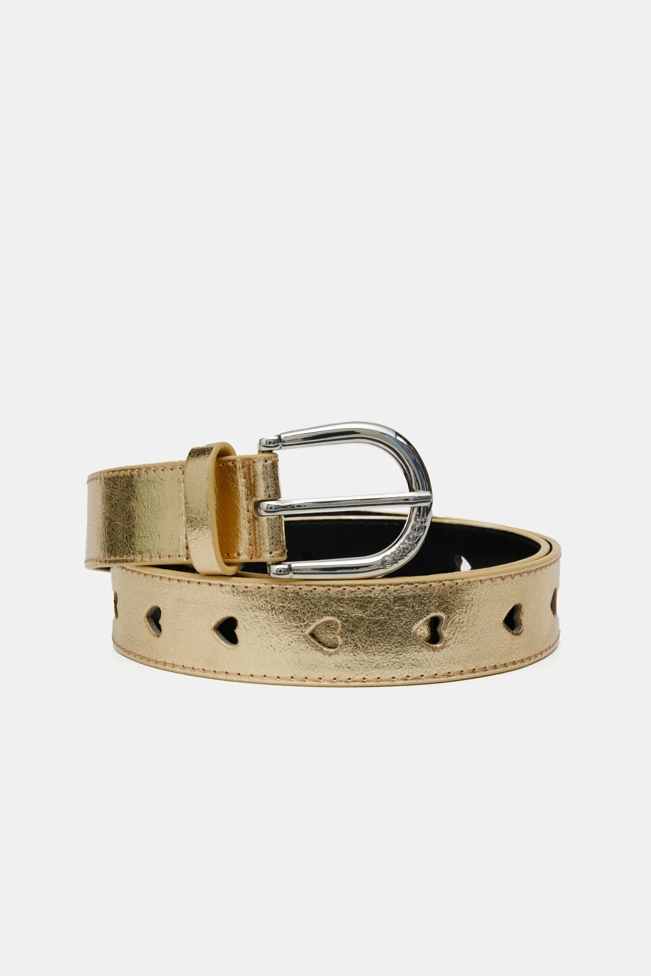 Fabienne Chapot cut it out heart belt metallic heart gold Evalucia Boutique Perth scotland