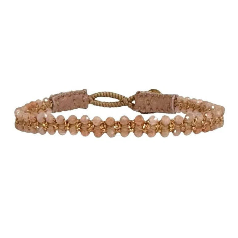 IBU Pure Cap Bracelet in Garnet - AA11