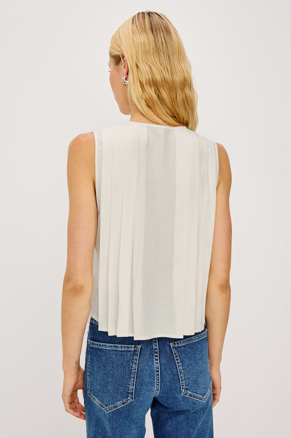 Rails AJA Sleeveless Top in Ivory - 549-626D-003