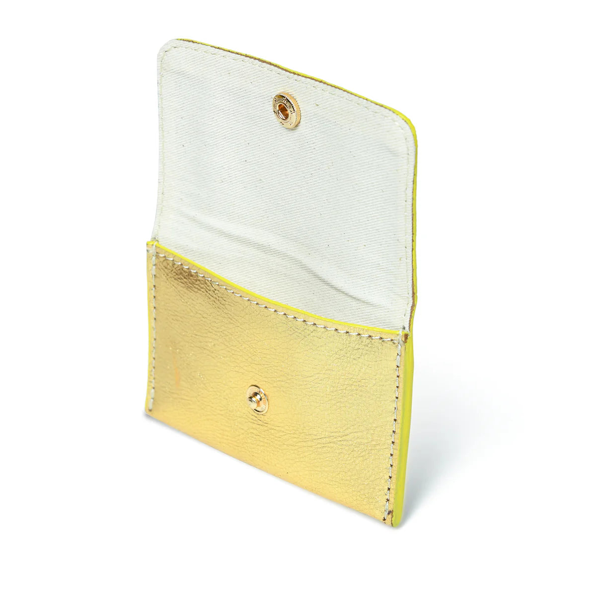 Bell & Fox Amelie Popper Card Holder Purse in Dark Gold
