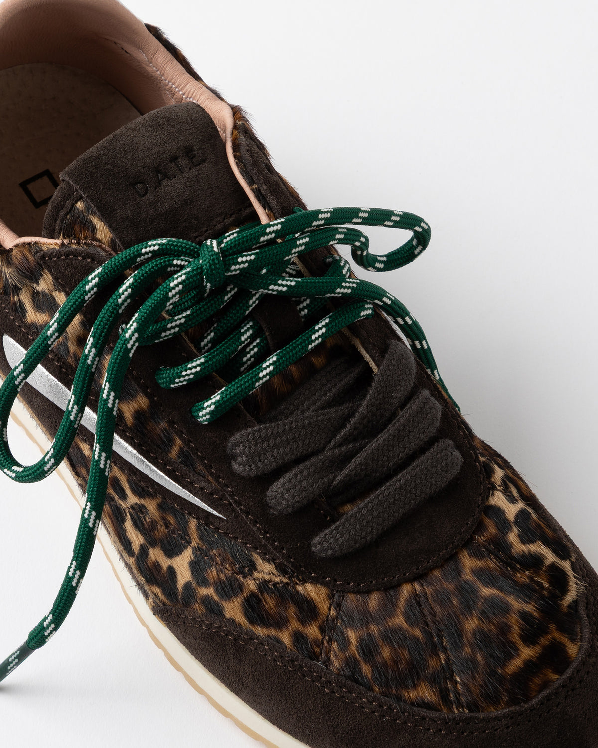 D.A.T.E. Athleta Ballet Pony Leopard Trainers