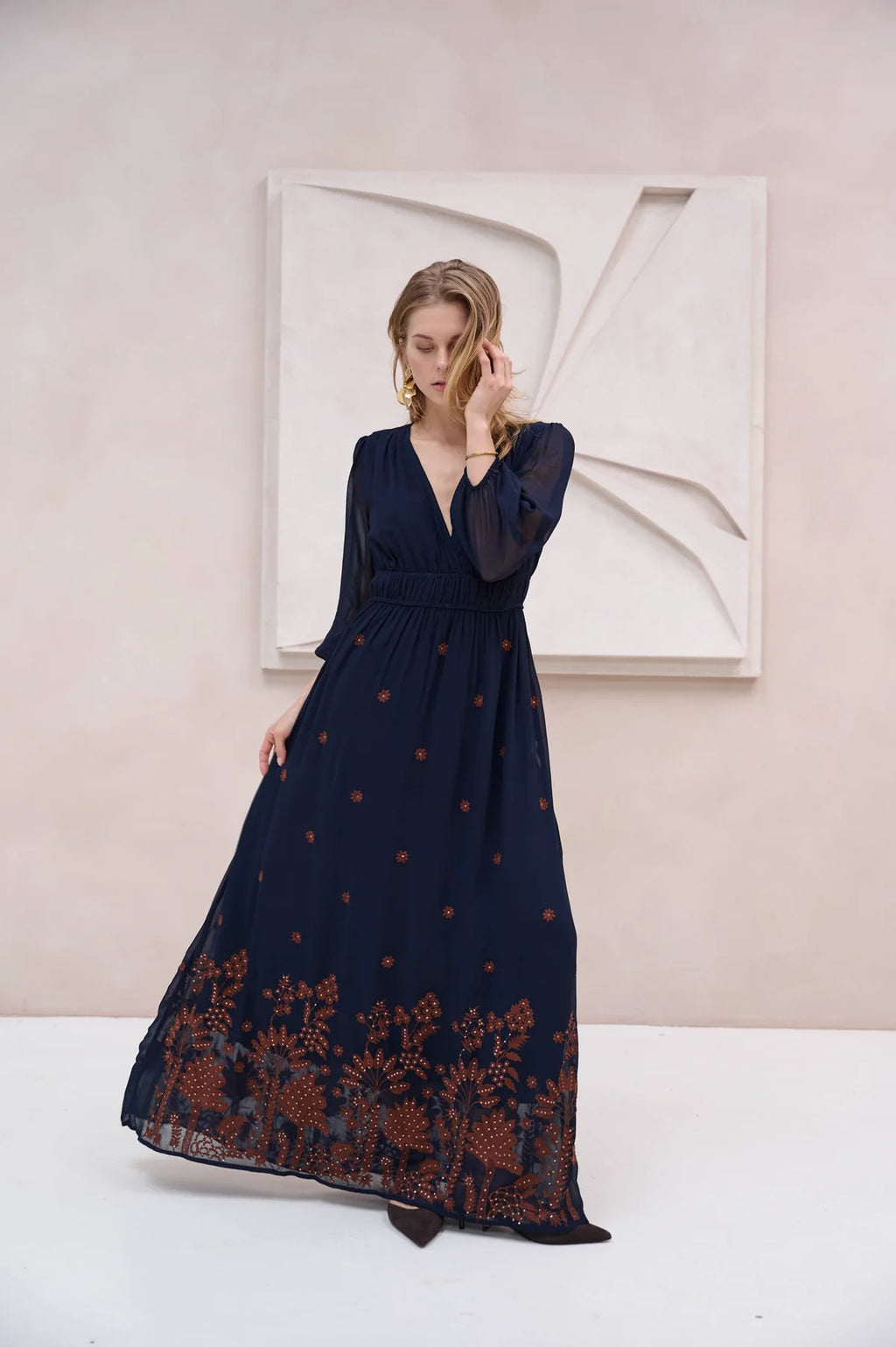 BRDR-The Caravan Embroidery Dress