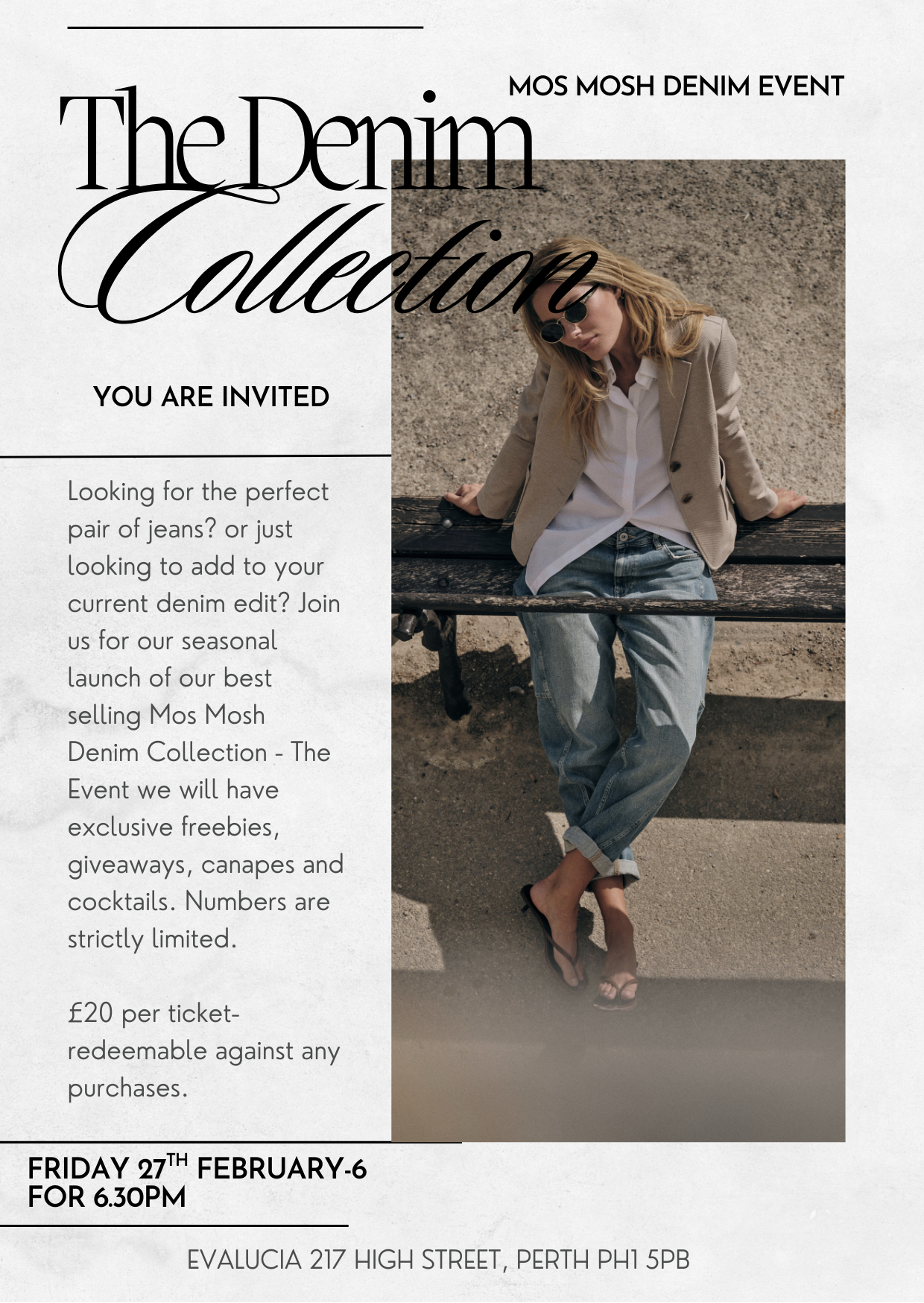 The Mos Mosh Denim Event-Friday 27th of February