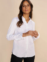 Mos Mosh Mattie Flip Shirt-White-144070