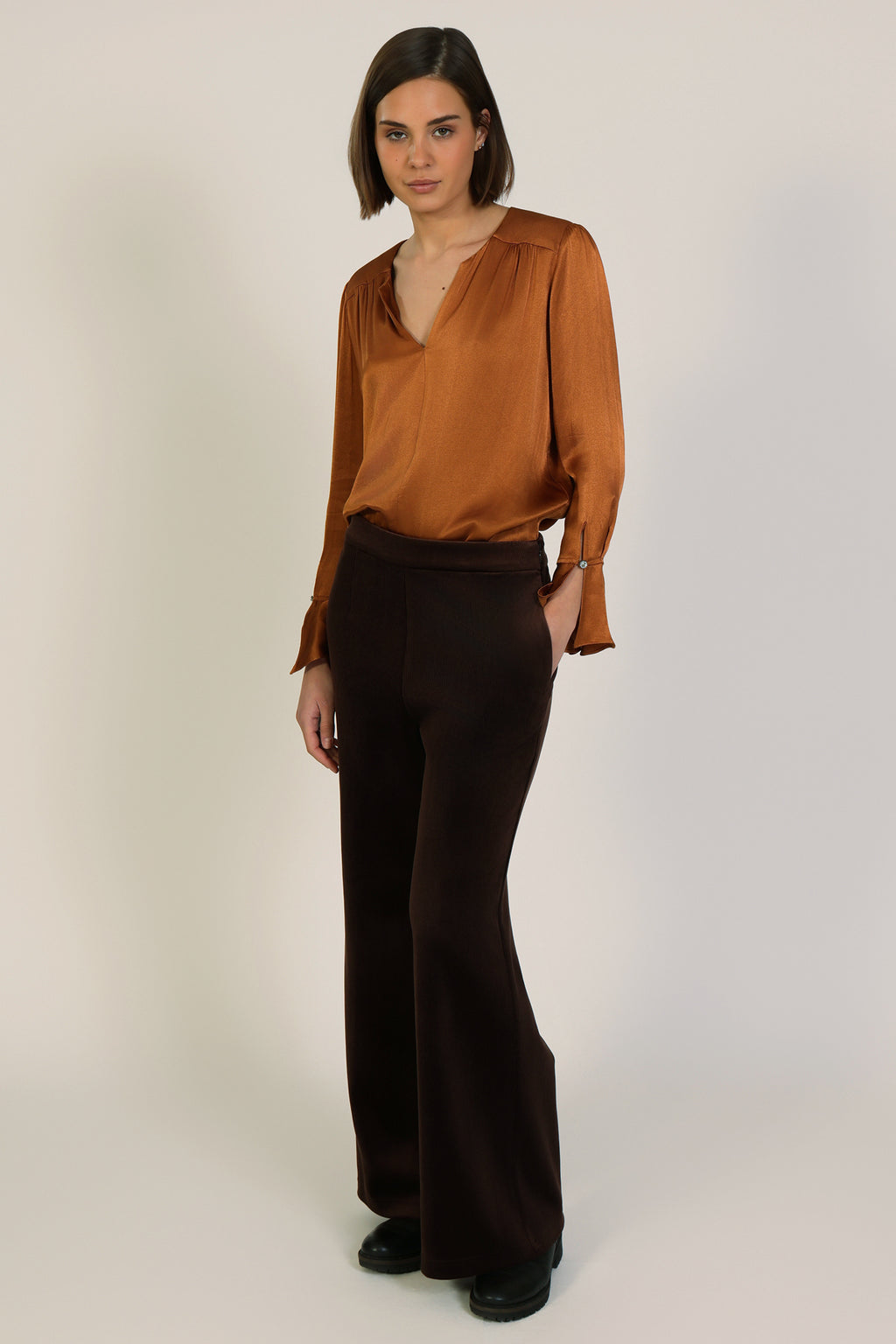 Traffic People Corrie's Bravado Bouvier Trousers in Black