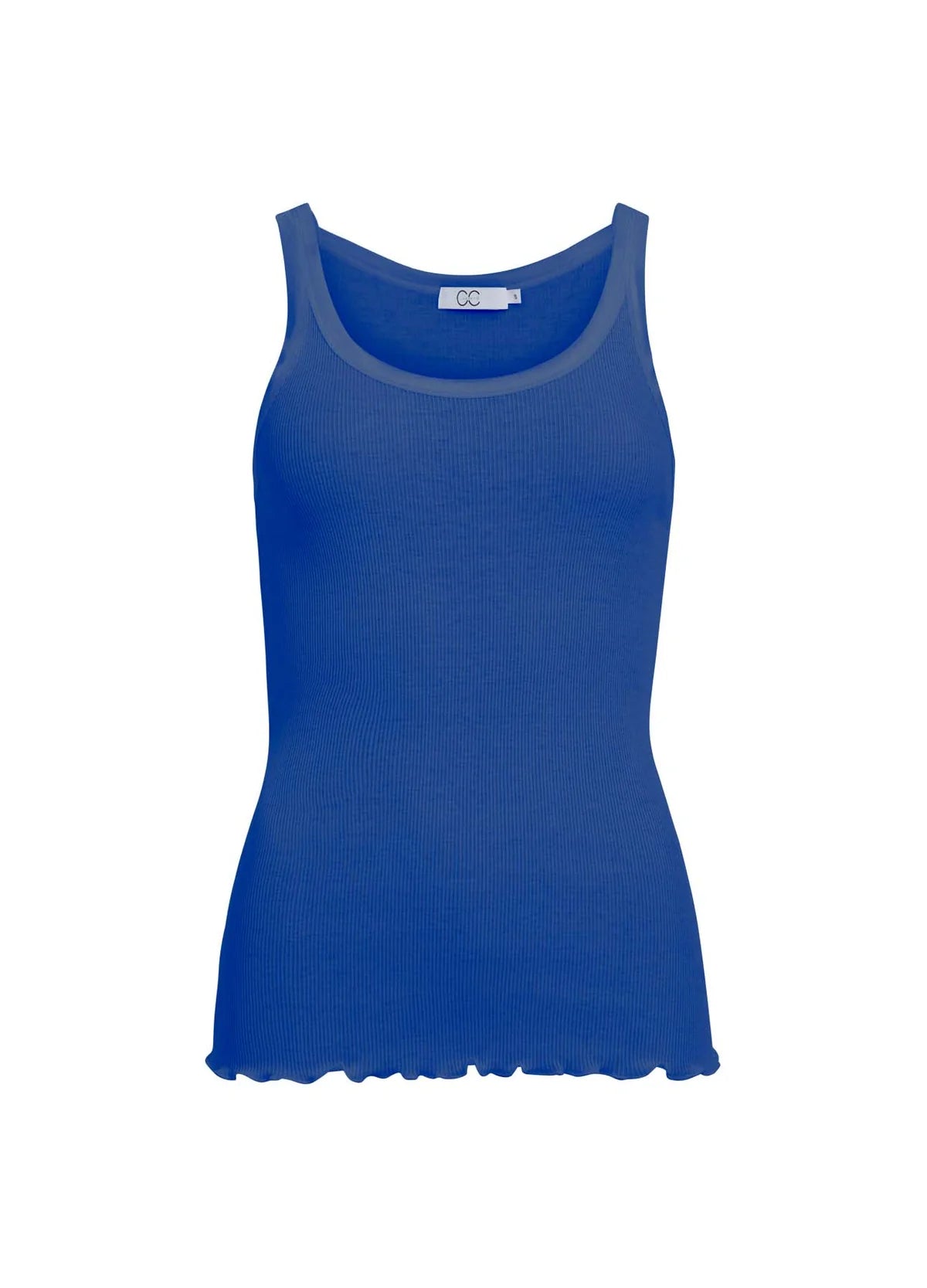 Coster Copenhagen Faith Silk Cami in Cobalt Blue