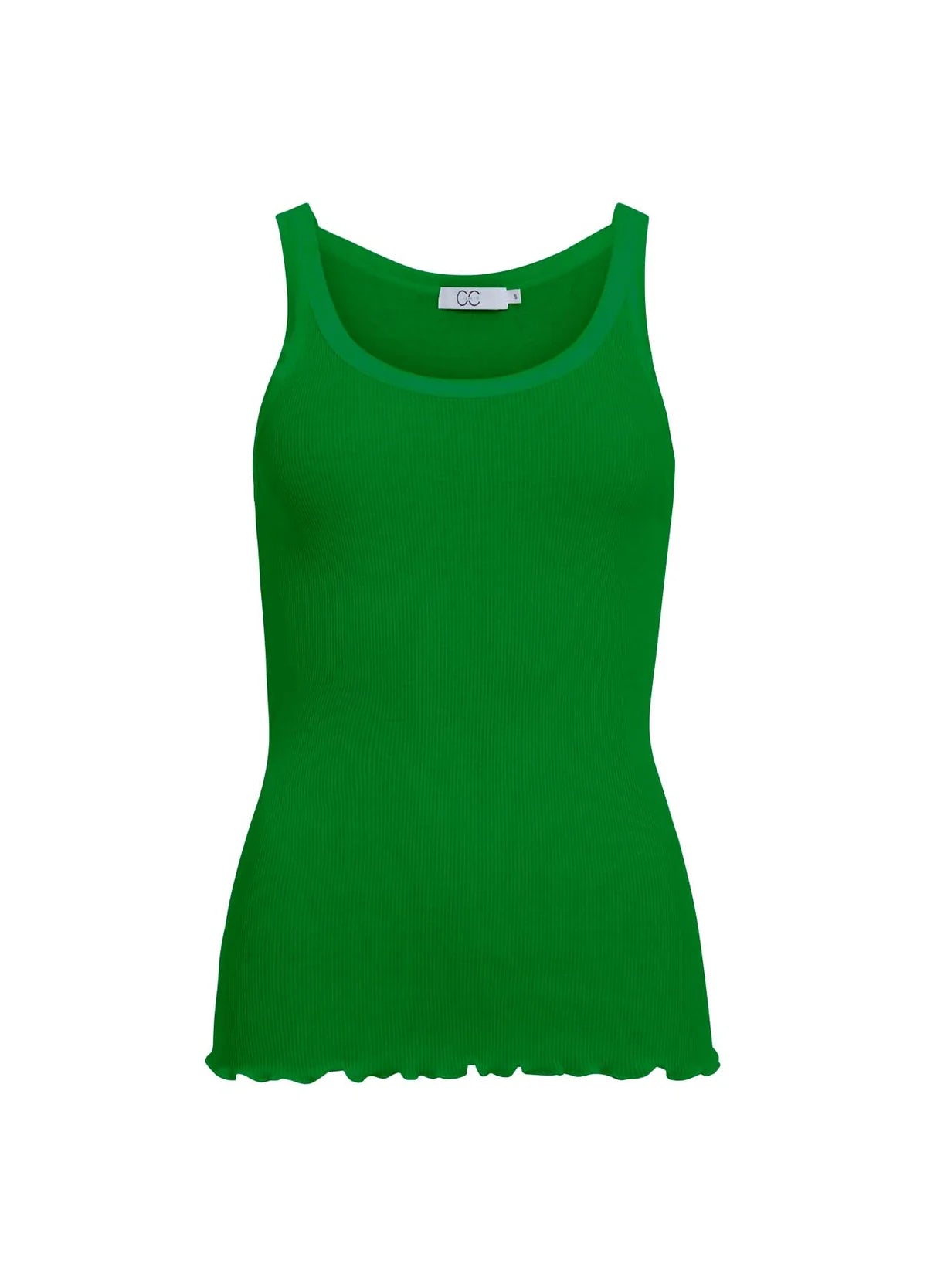 Coster Copenhagen Faith Silk Cami in Emerald Green