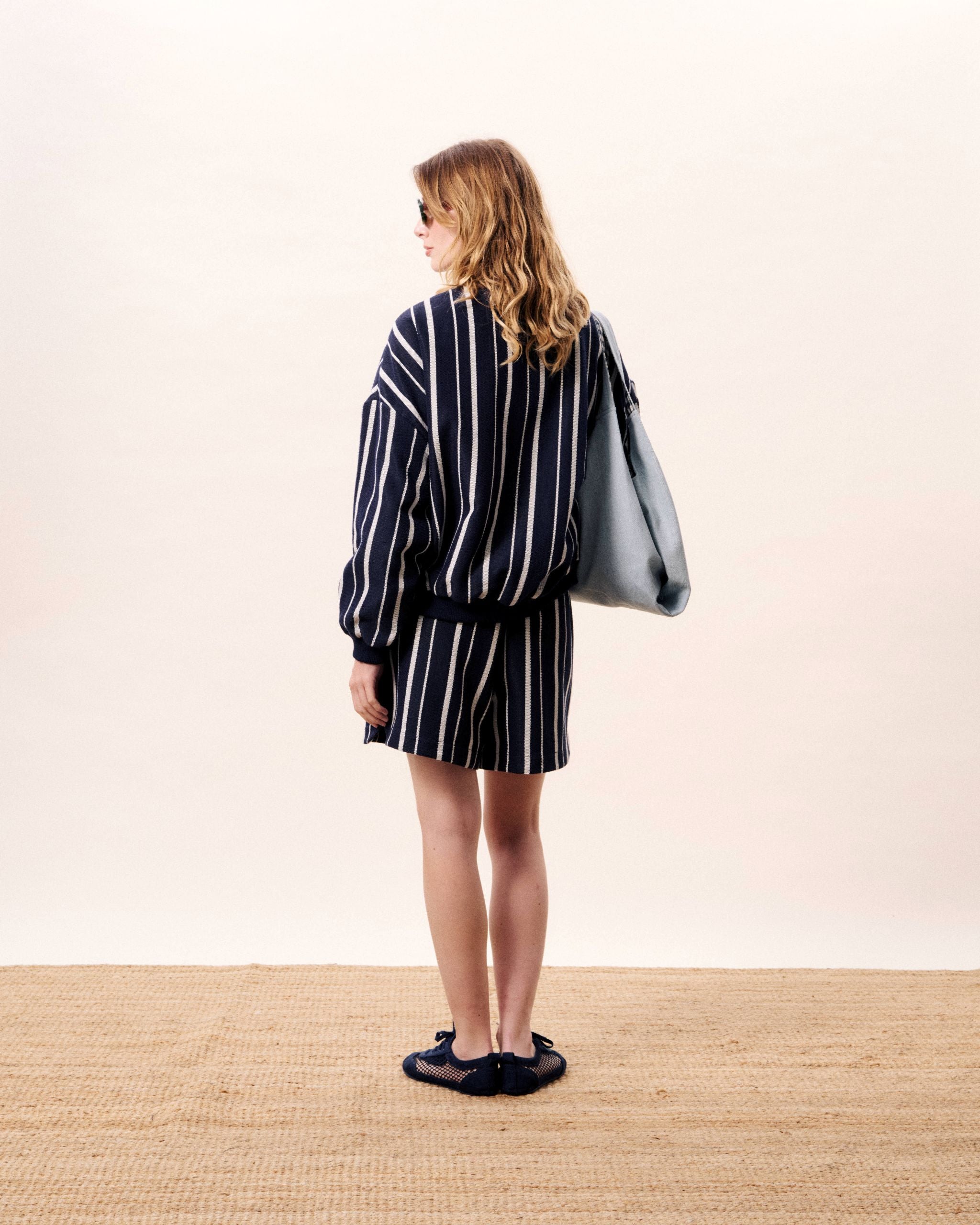 FRNCH- Shorts Jawns in Navy