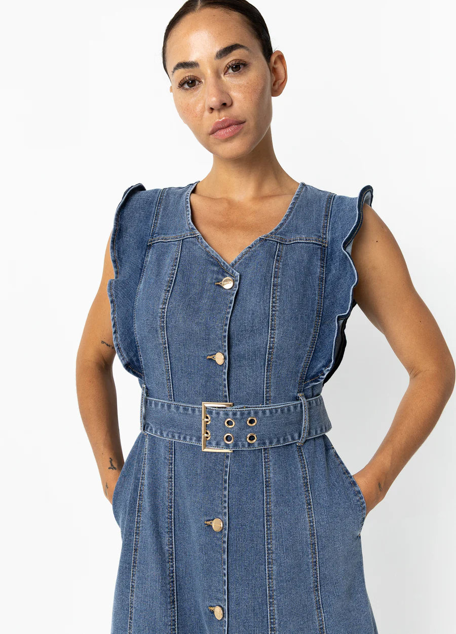 Coster Copenhagen Denim Maxi Dress