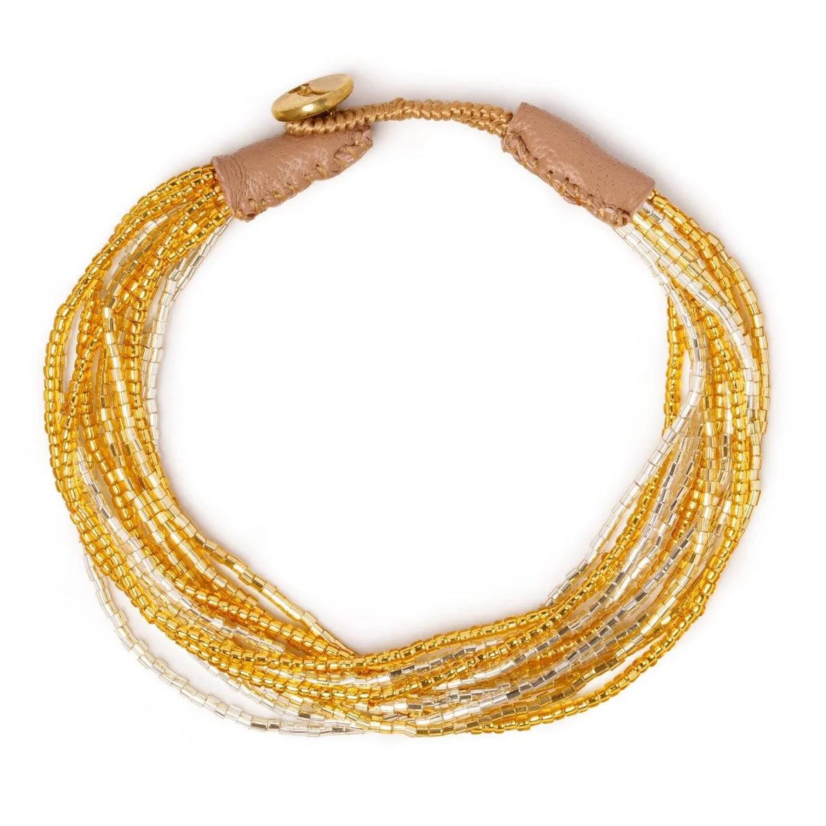 IBU Bracelet Gold and Silver Strings