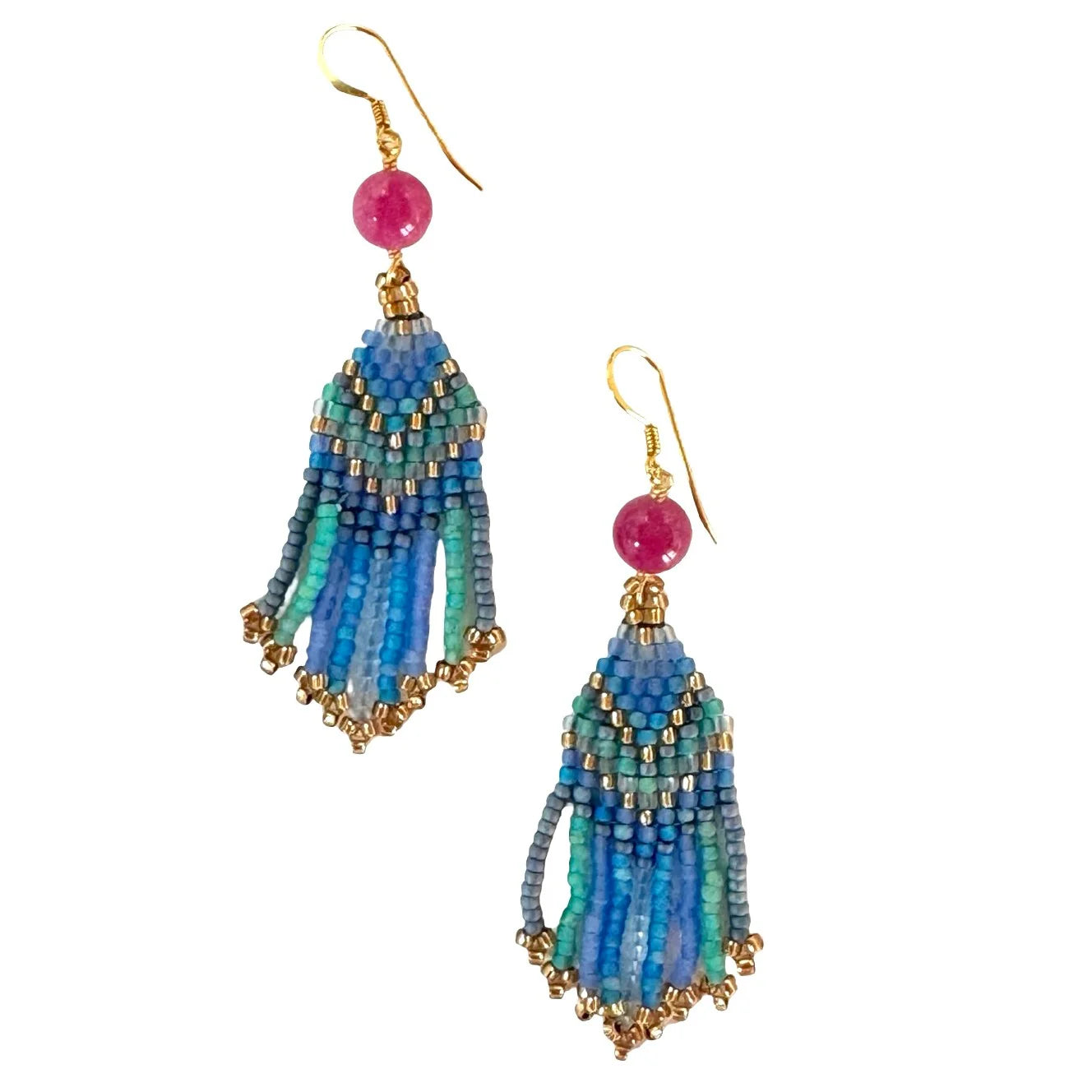 IBU Earring Sedona Teal Mix