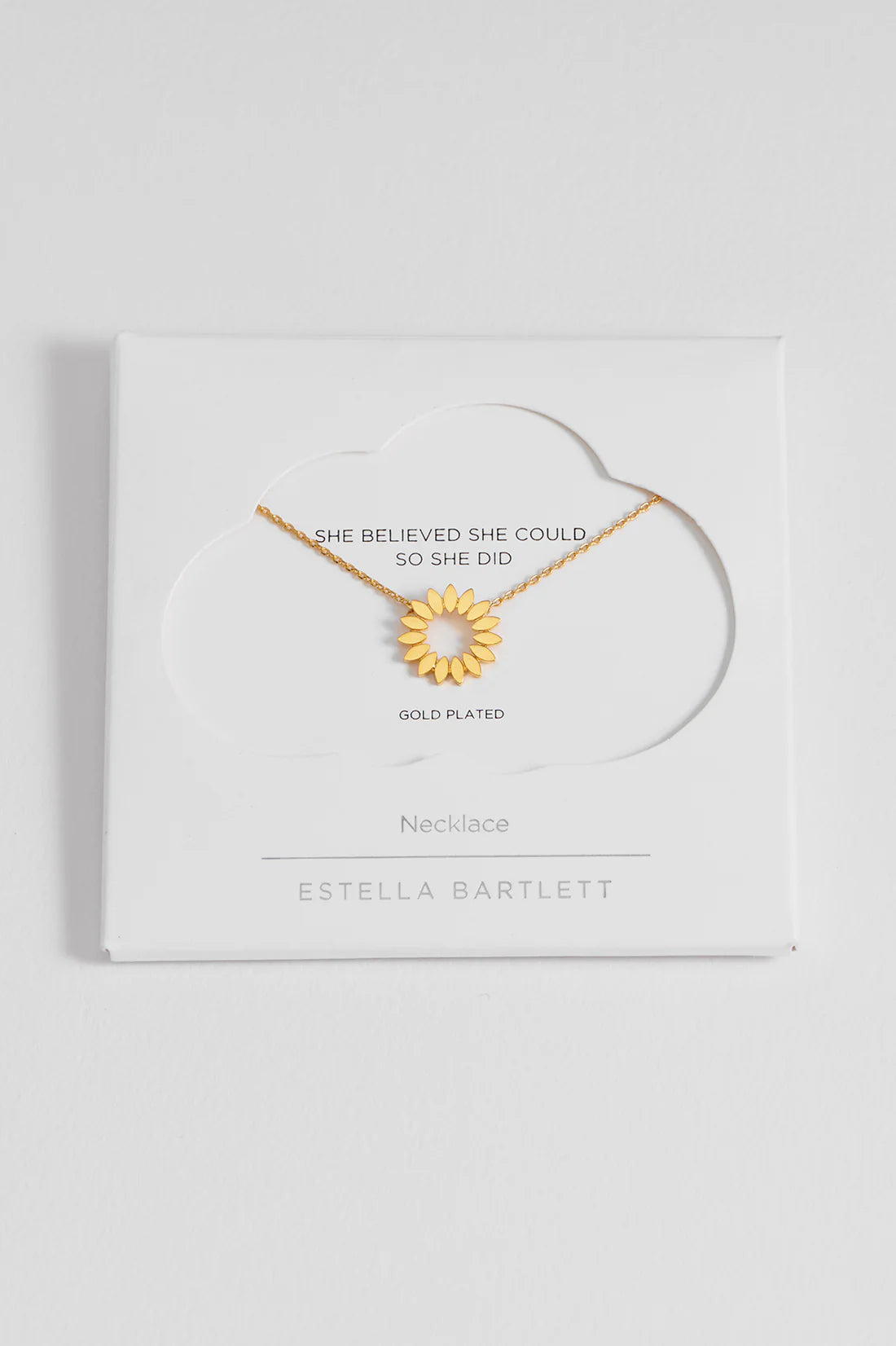 Estella Bartlett-Modern Floral Necklace EB3431C