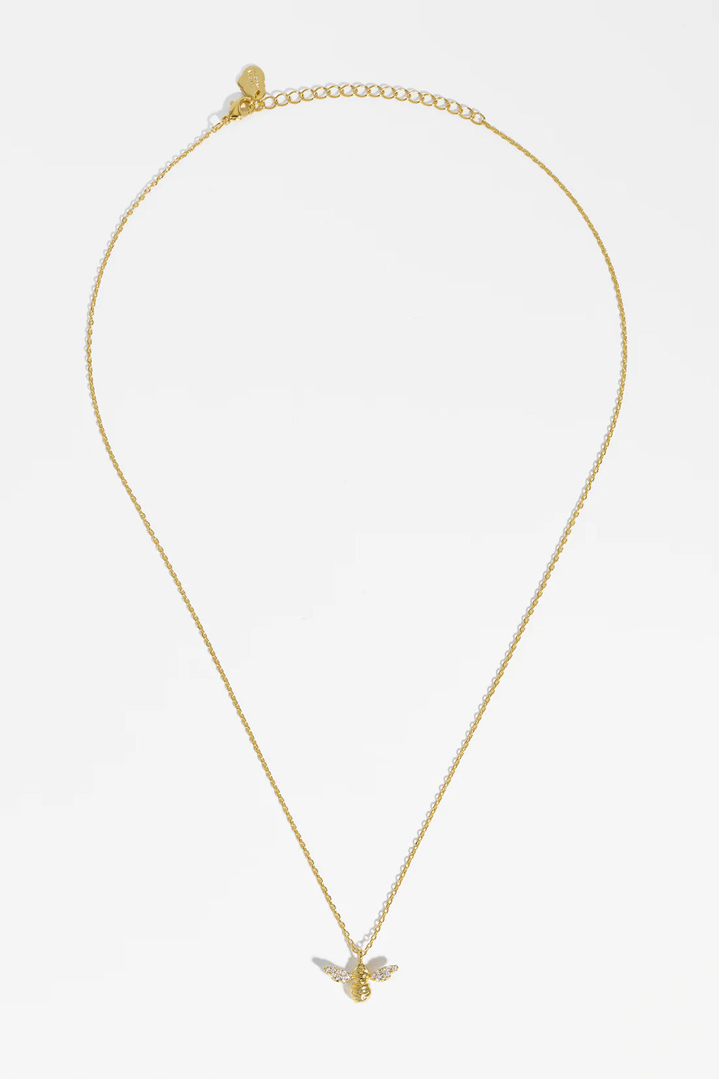 Estella Bartlett-Bee Necklace Sparkle Wings-EBN5355G
