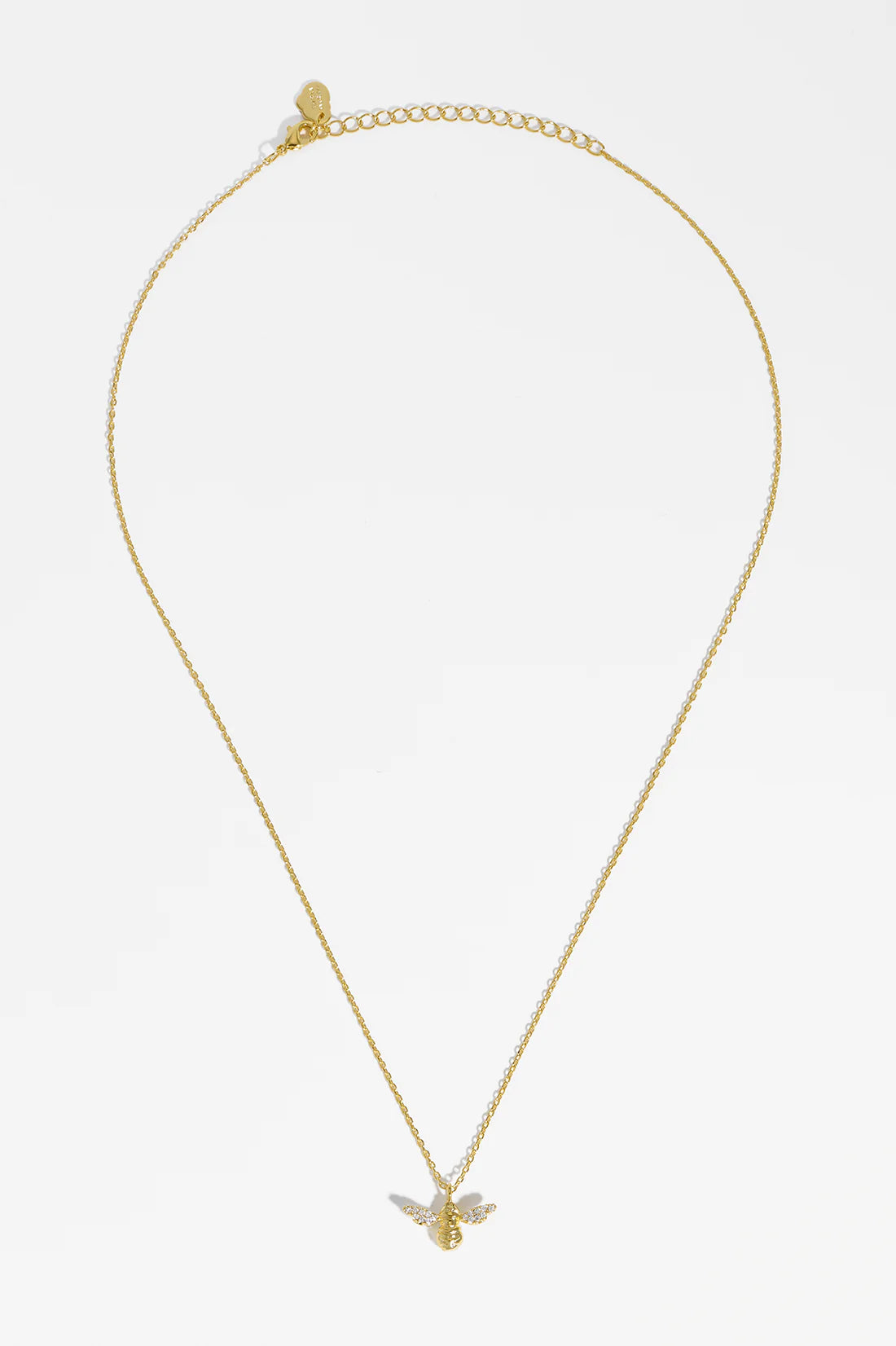 Estella Bartlett-Bee Necklace Sparkle Wings-EBN5355G