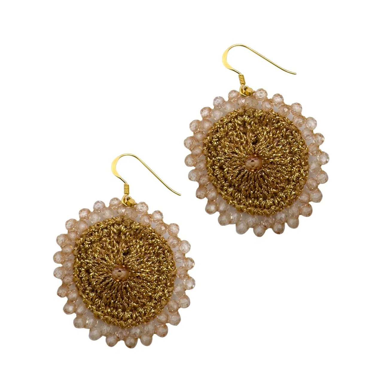 IBU Sol Earring - Champagne Quartz