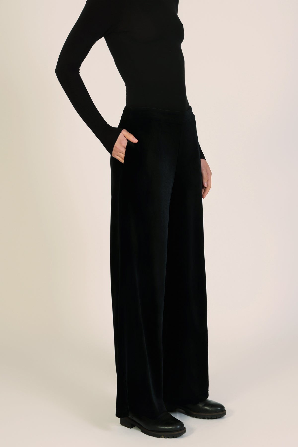 Traffic People Folklore Edith Trousers in Black