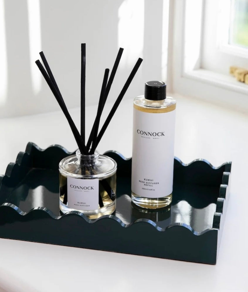 Connock London Kukui Oil Fragrance Diffuser Reeds refill 200ml