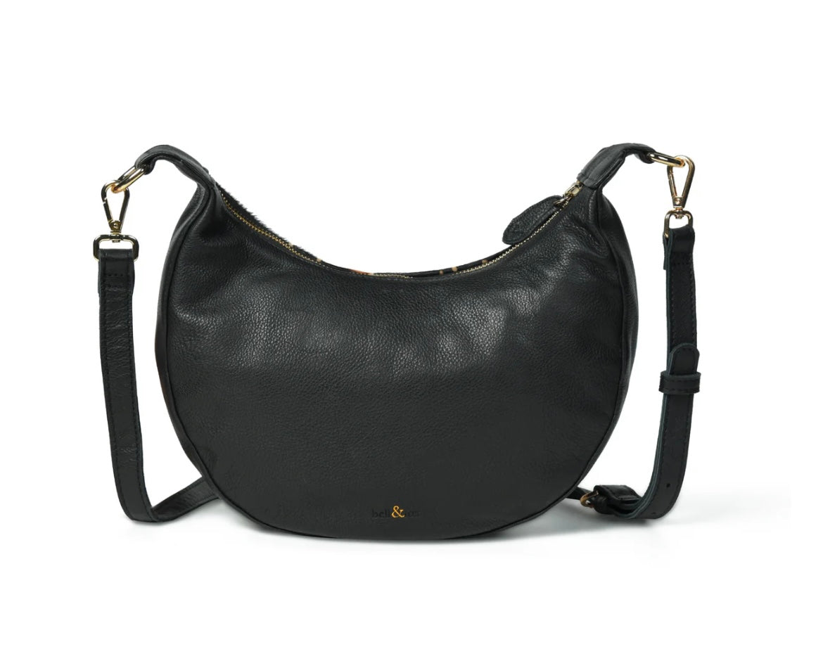 Bell & Fox Robyn print crossbody bag- black & white print