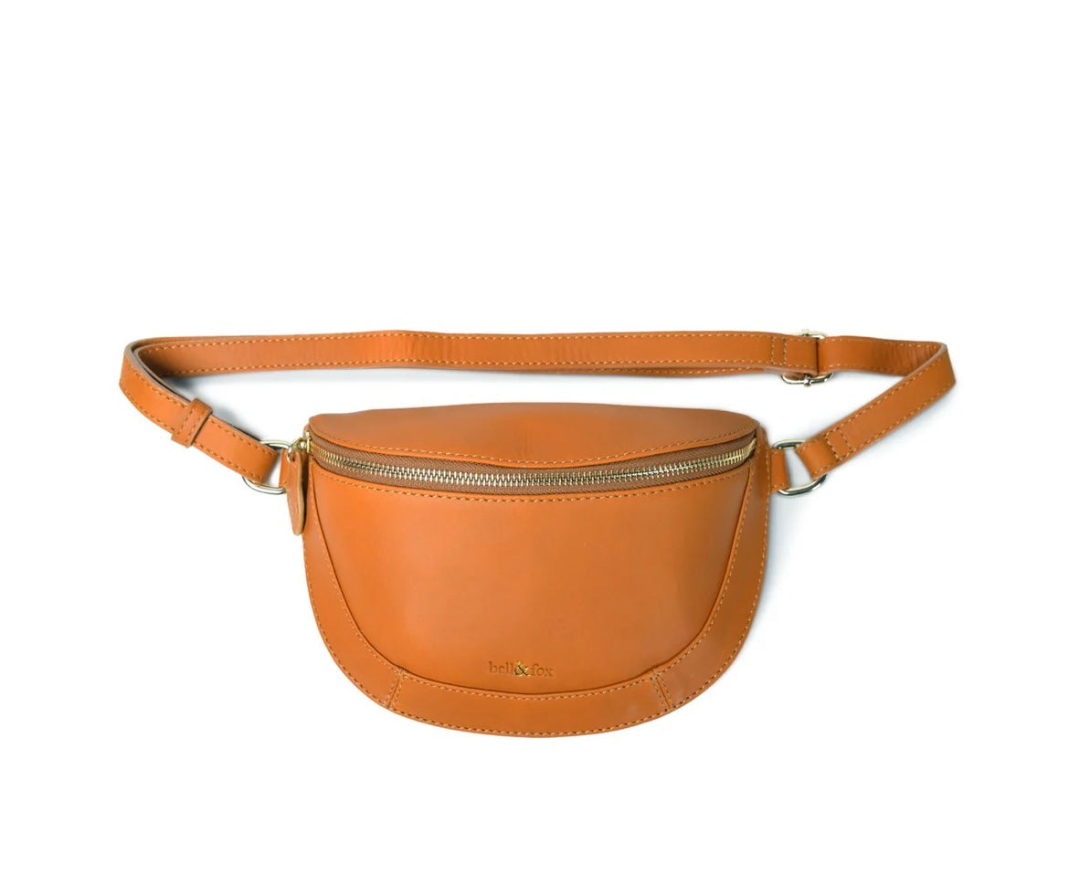 Bell & Fox Liberty Crossbody Bag in Caramel Leather