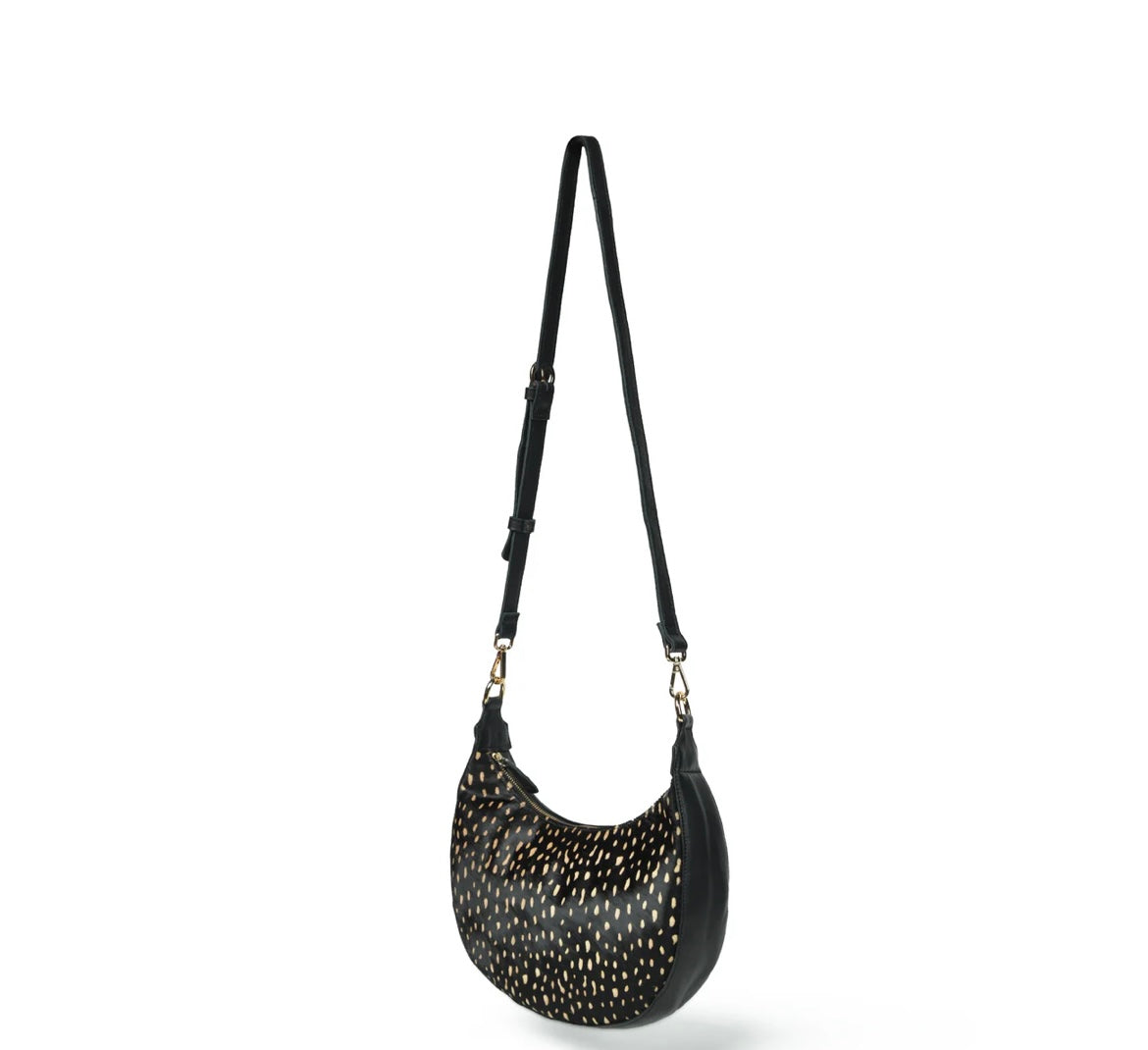 Bell & Fox Robyn print crossbody bag- black & white print