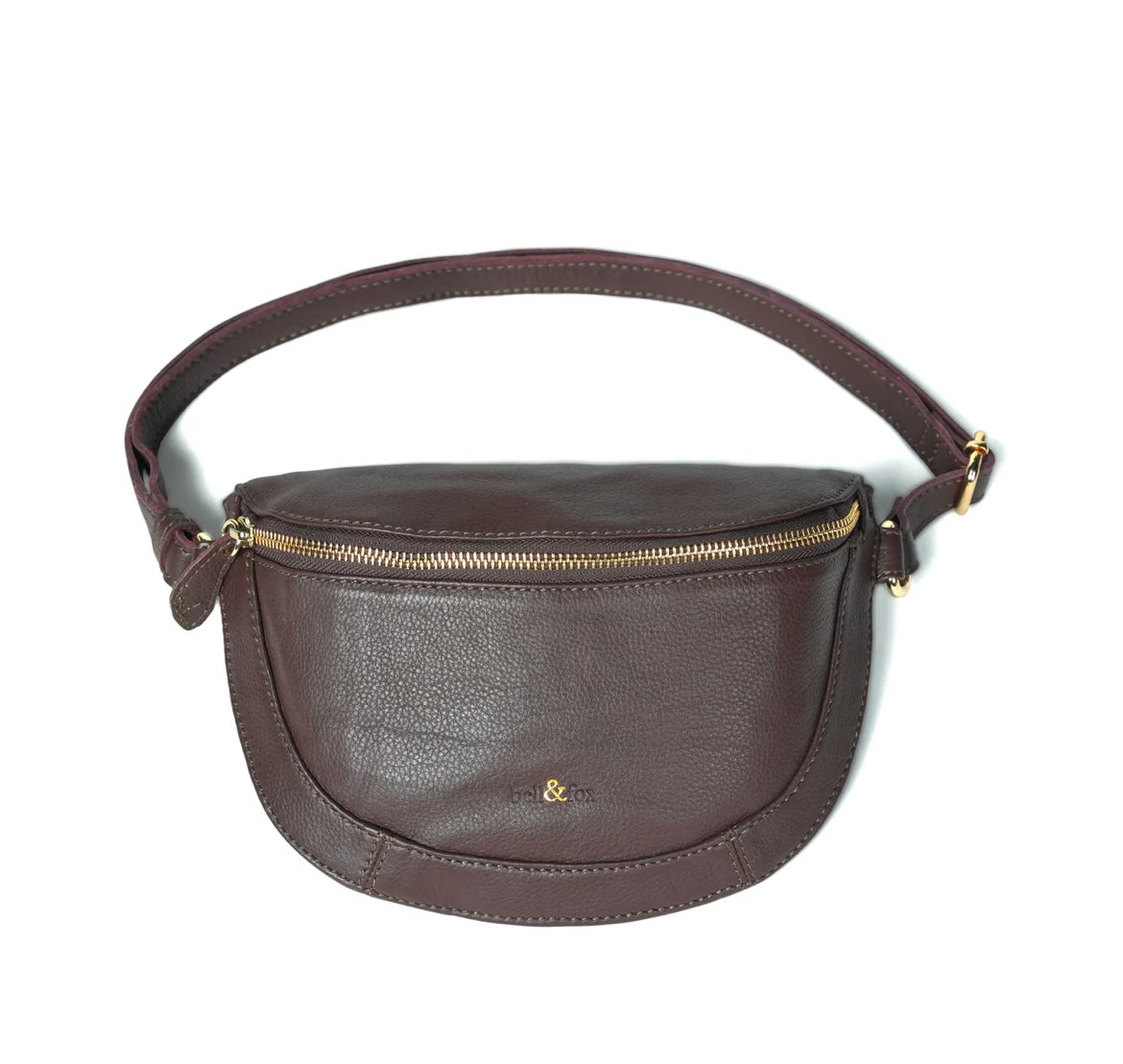 Bell & Fox Liberty Crossbody Bag in chocolate brown Leather