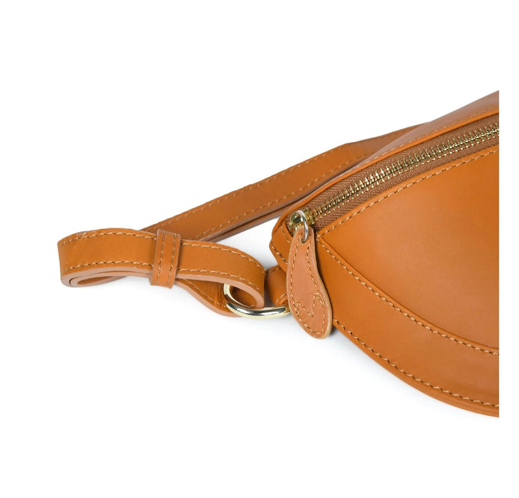 Bell & Fox Liberty Crossbody Bag in Caramel Leather