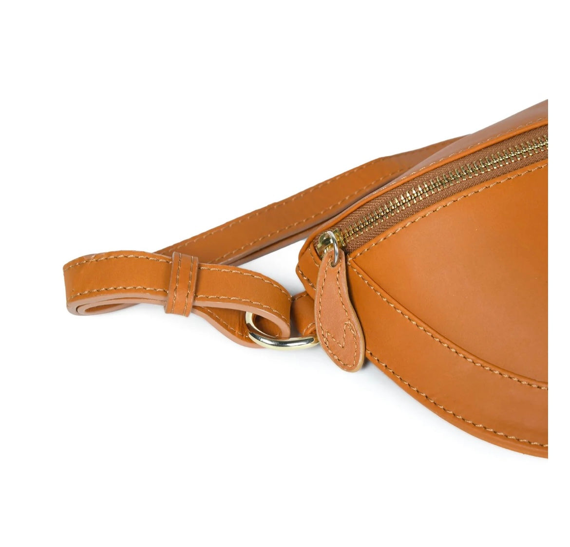 Bell & Fox Liberty Crossbody Bag in Caramel Leather