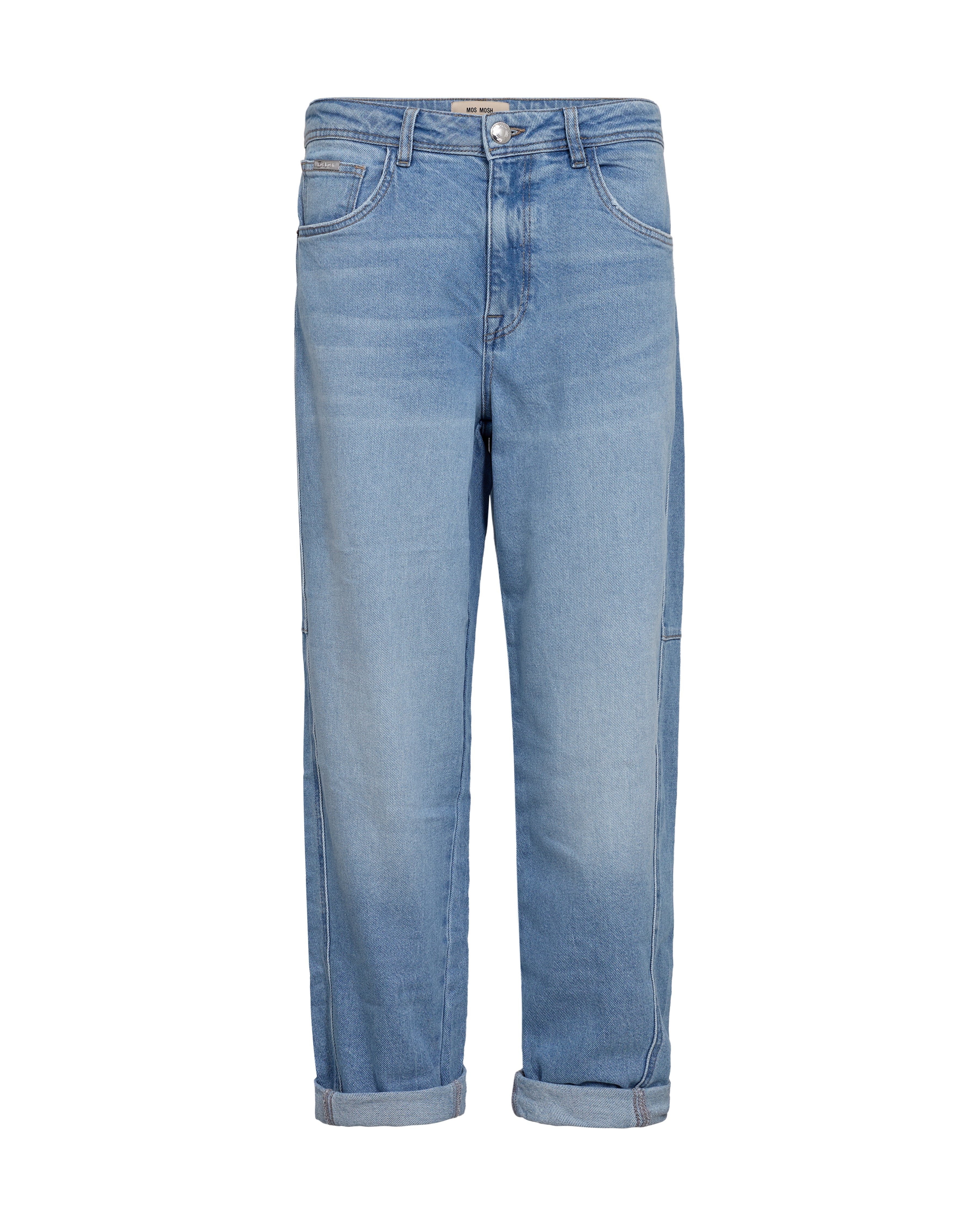 Mos Mosh Aymen Wosta Ankle Length Jeans in Light Blue- 170650