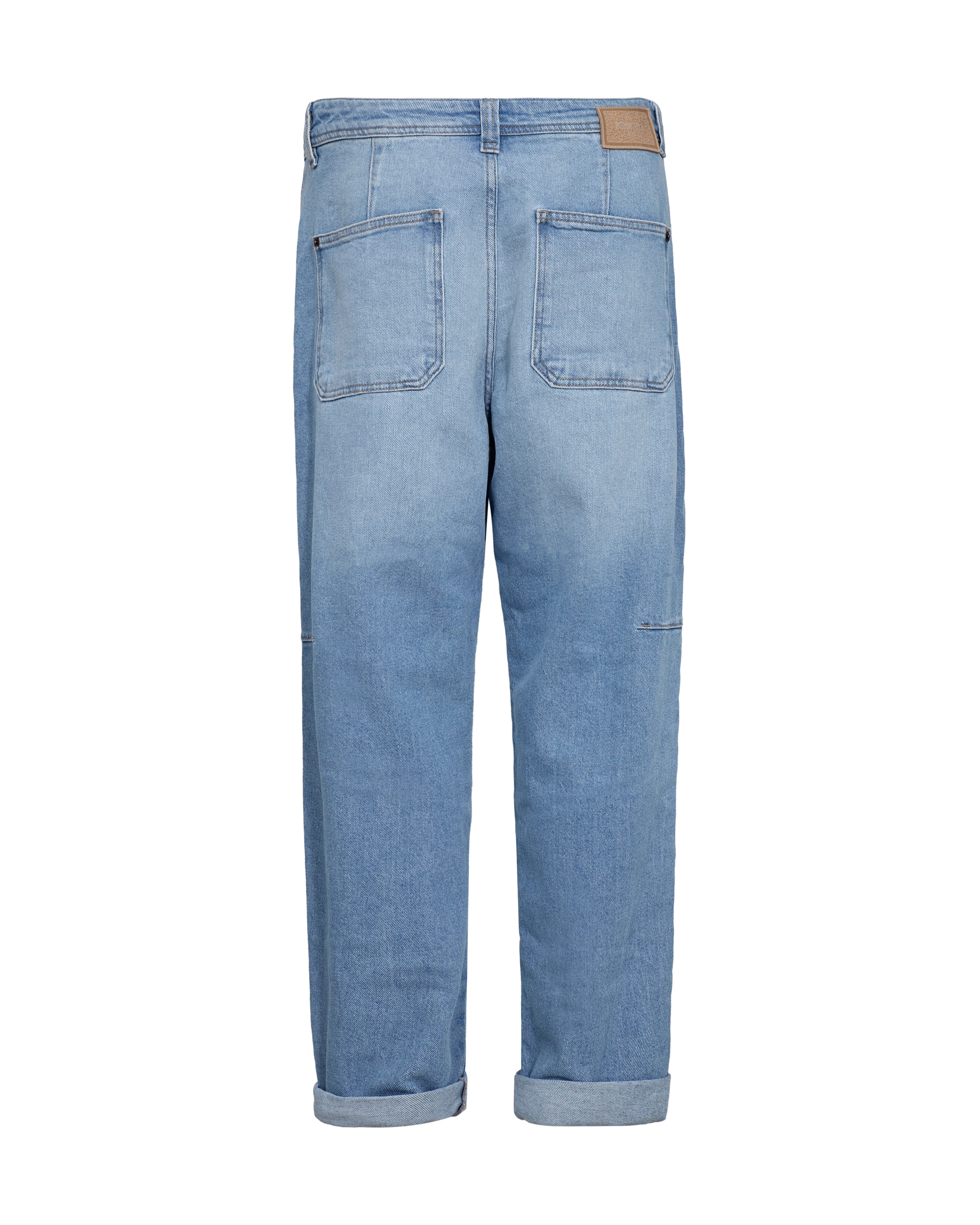 Mos Mosh Aymen Wosta Ankle Length Jeans in Light Blue- 170650