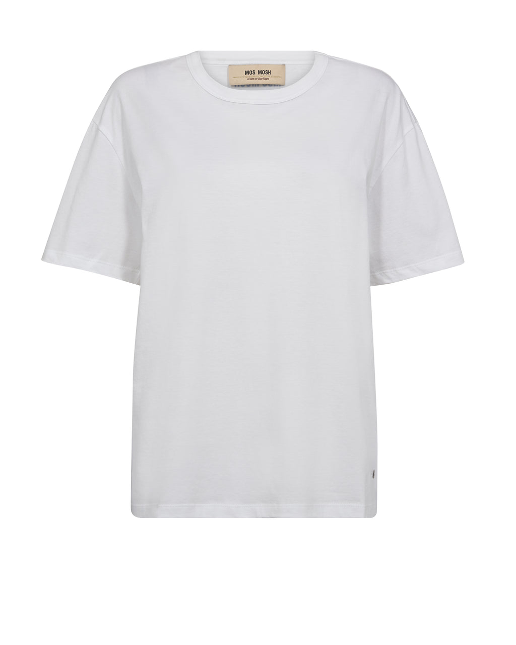 Mos Mosh Endre Short Sleeve Tee in White - 171090
