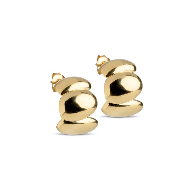 Enamel Copenhagen Melia Chunky Gold Hoops