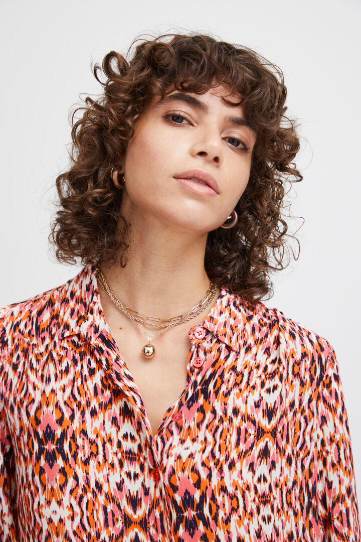 Atelier Reve Noella Shirt-Amie Ikat Print-20119602