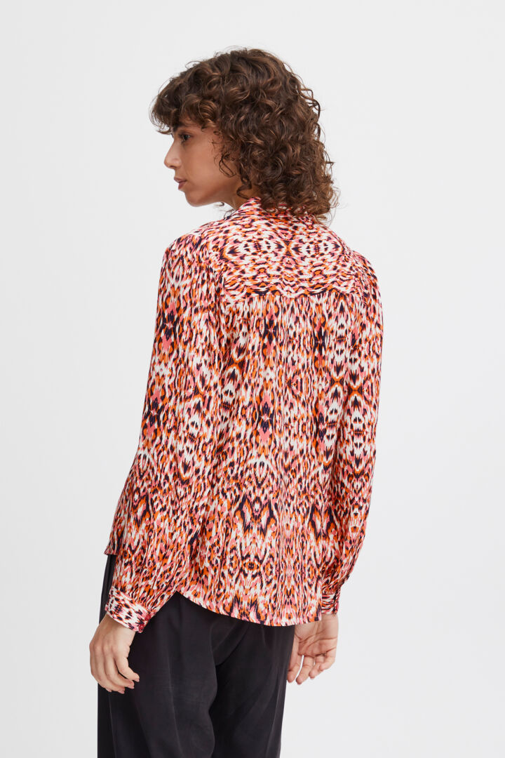 Atelier Reve Noella Shirt-Amie Ikat Print-20119602