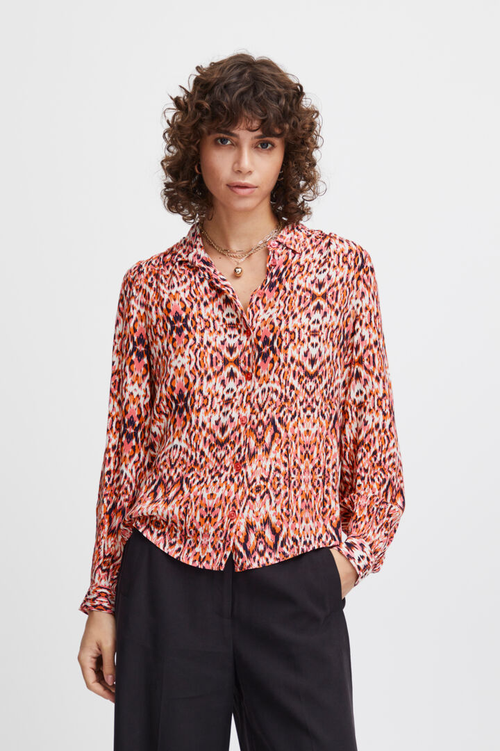 Atelier Reve Noella Shirt-Amie Ikat Print-20119602