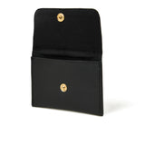 Bell & Fox Ellie Popper Card Holder Purse-Black Leather
