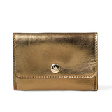 Bell & Fox Ellie Popper Card Holder Purse-Bronze Leather