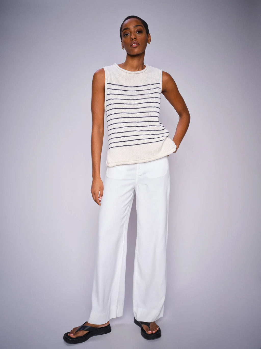 Mos Mosh Soey Beaumont Trouser in Ecru - 170260