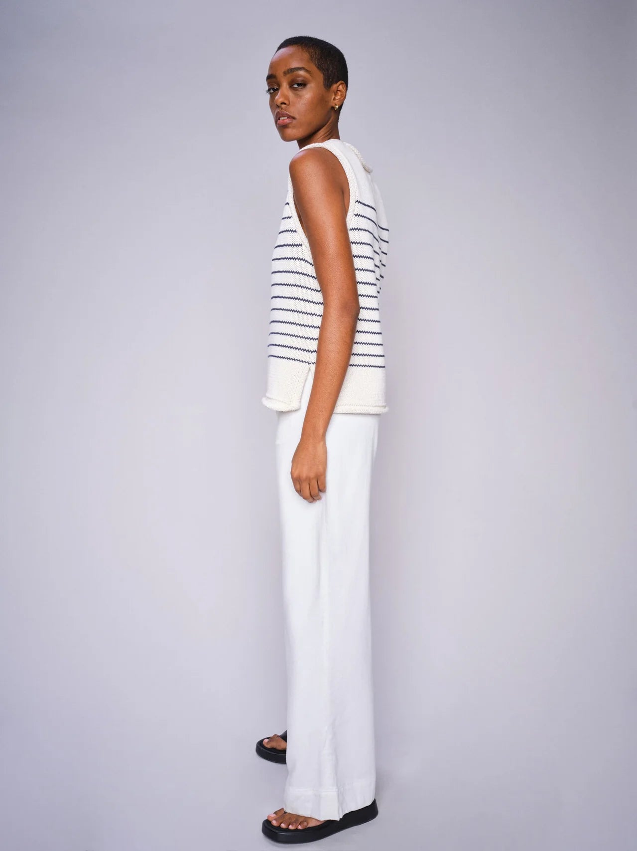 Mos Mosh Soey Beaumont Trouser in Ecru - 170260