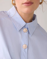 Summum Woman Powder Blue Blouse - 2s3221-12119