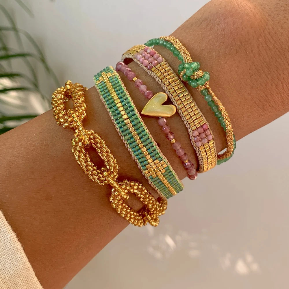 IBU Gold Chain Bracelet