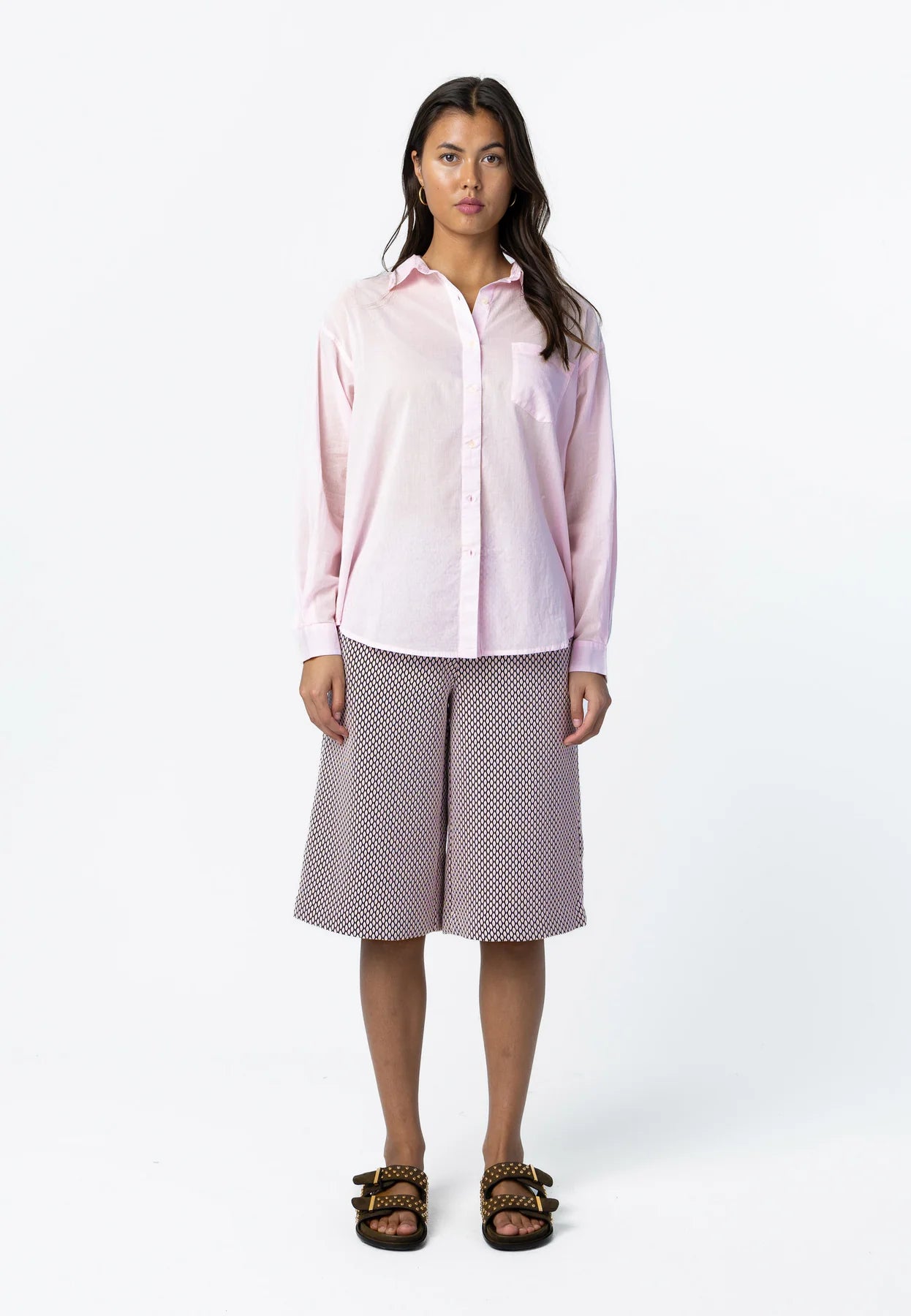 Coster Copenhagen Jacquard Shorts in Pearl and Pink