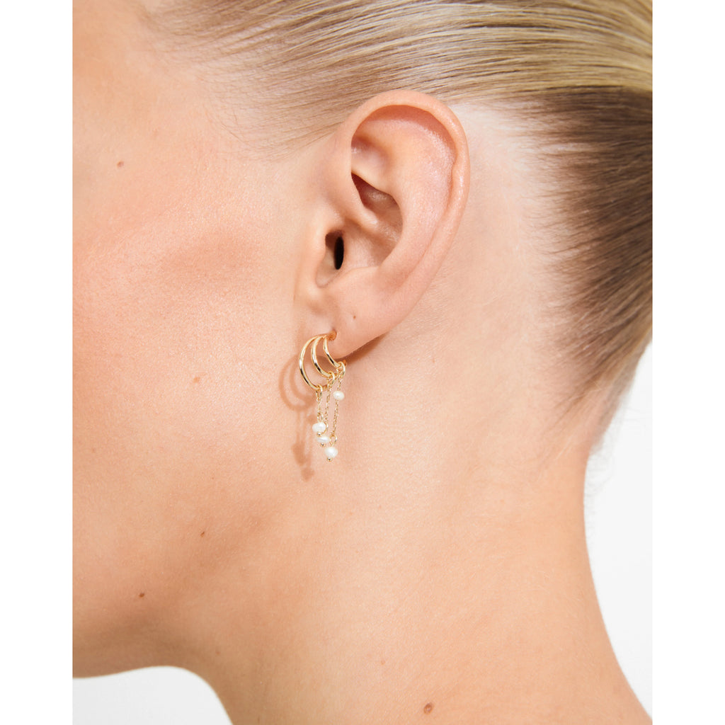 PILGRIM - LUNITH Gold Plated Earrings