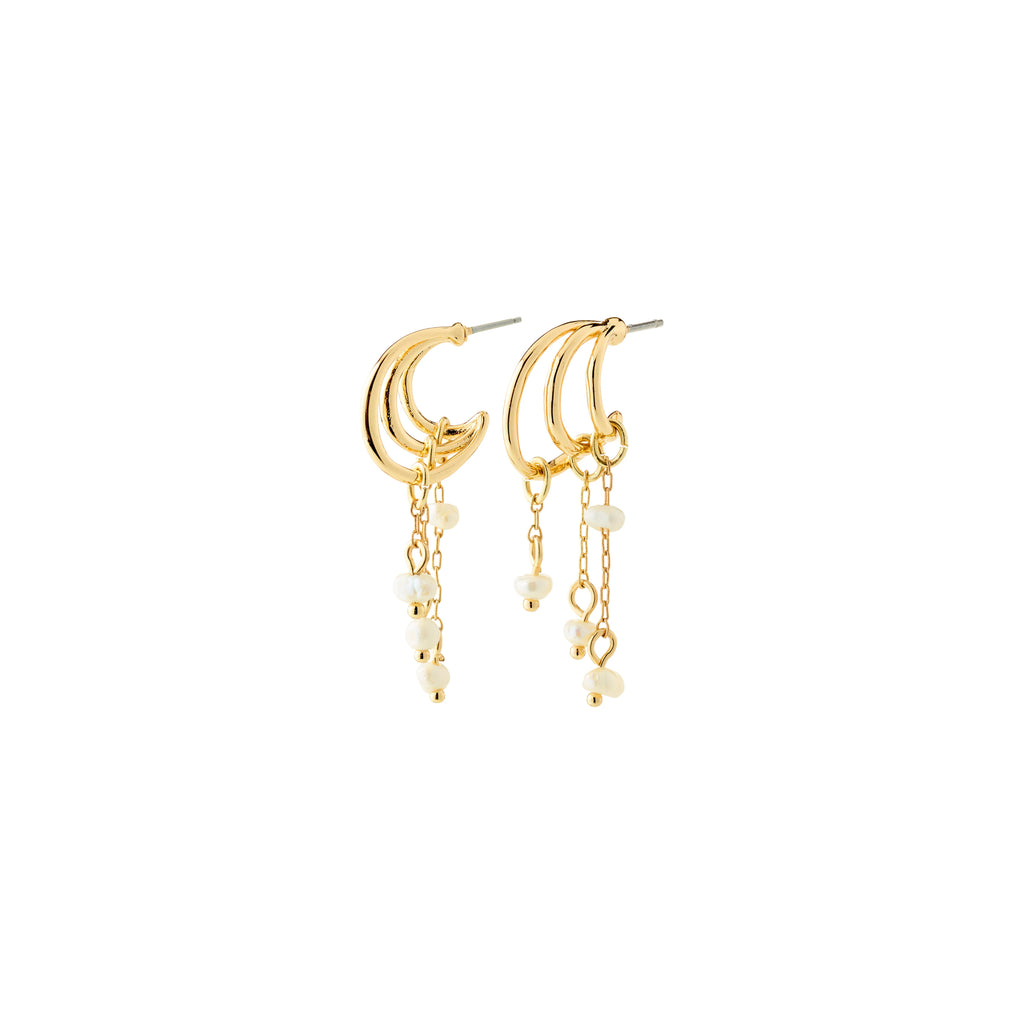 PILGRIM - LUNITH Gold Plated Earrings