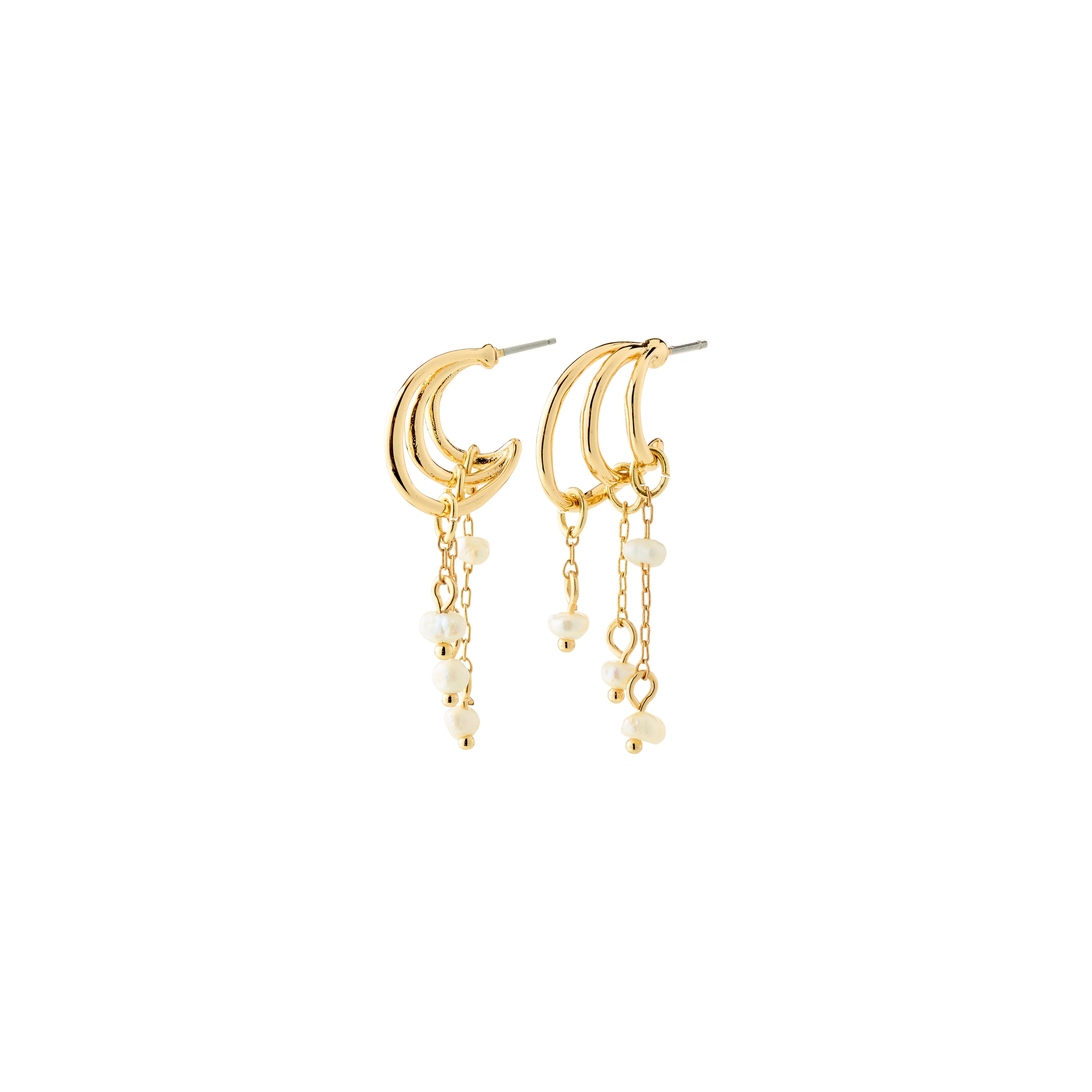 PILGRIM - LUNITH Gold Plated Earrings