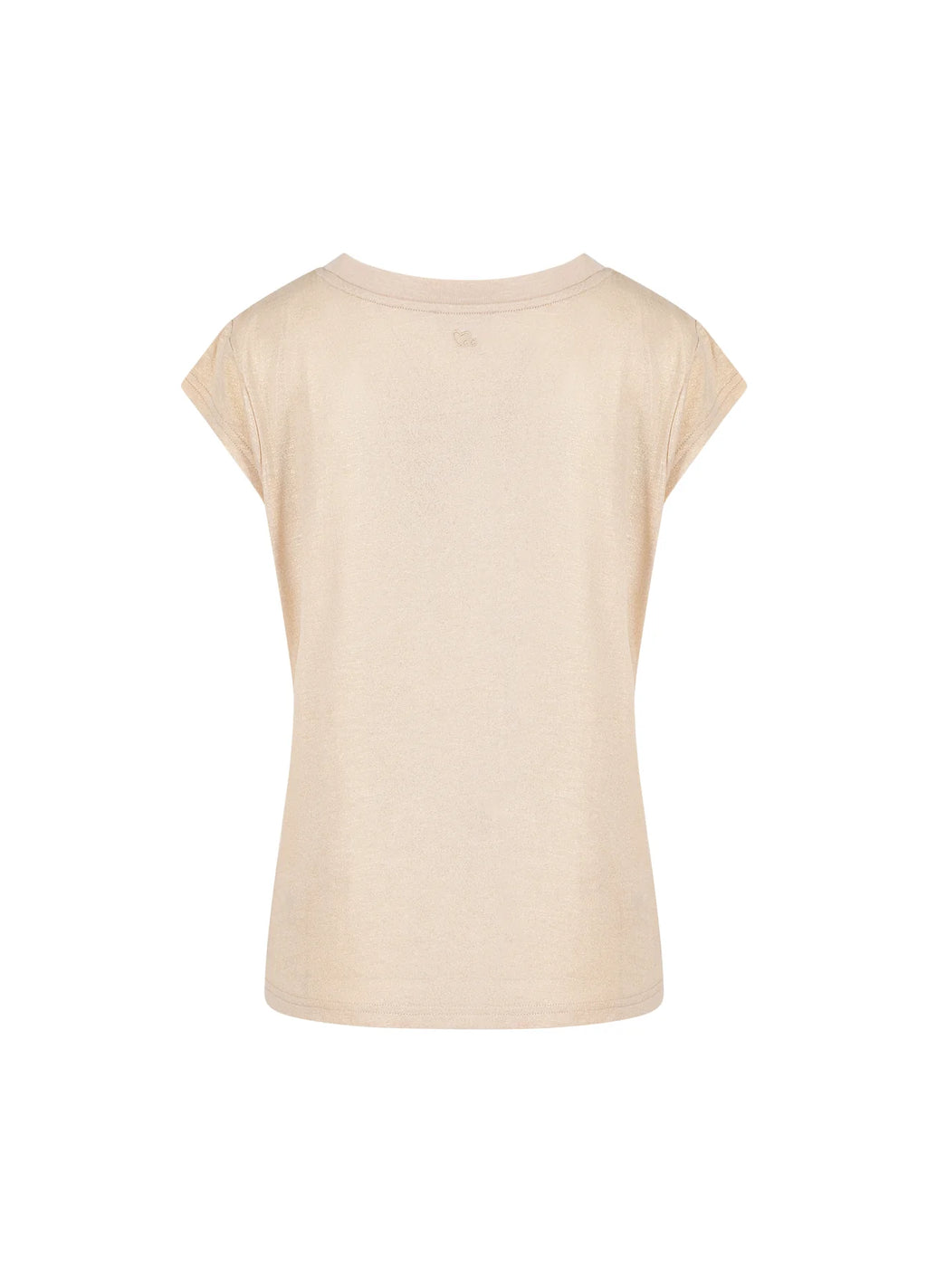 Coster Copenhagen Metallic Tee in Creme
