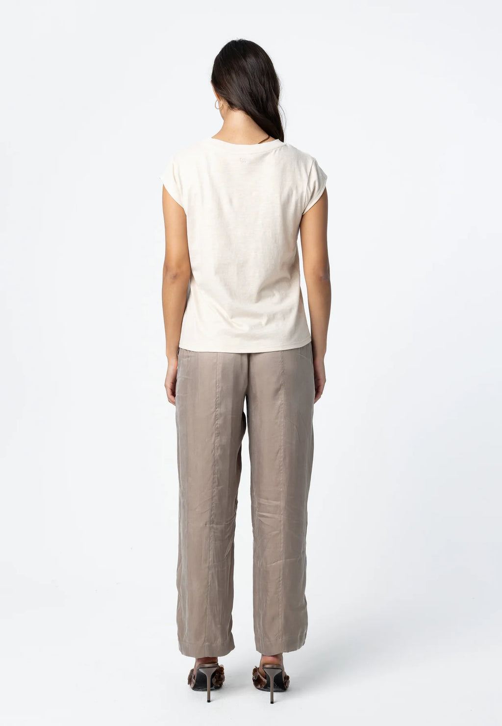 Coster Copenhagen Metallic Tee in White