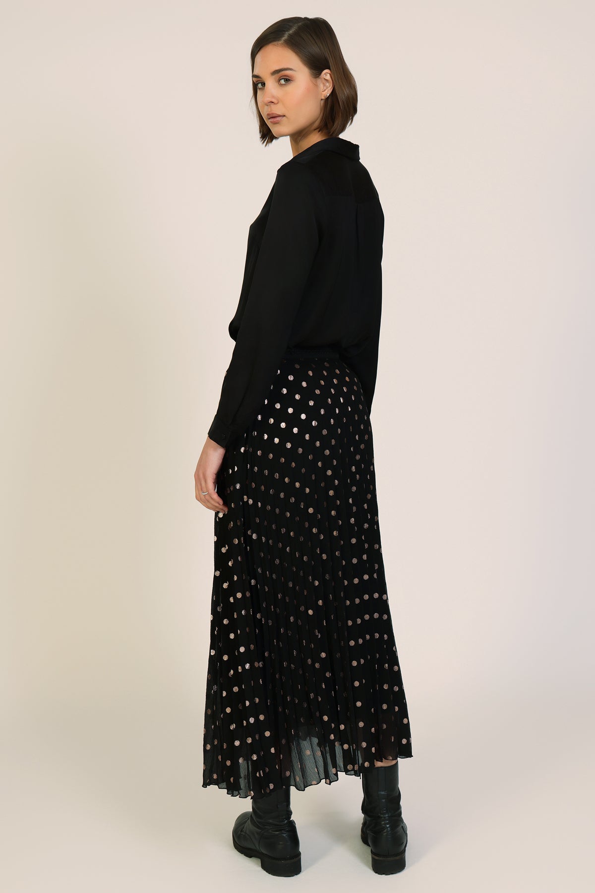 Traffic People Many Moons Hera Skirt in Black
