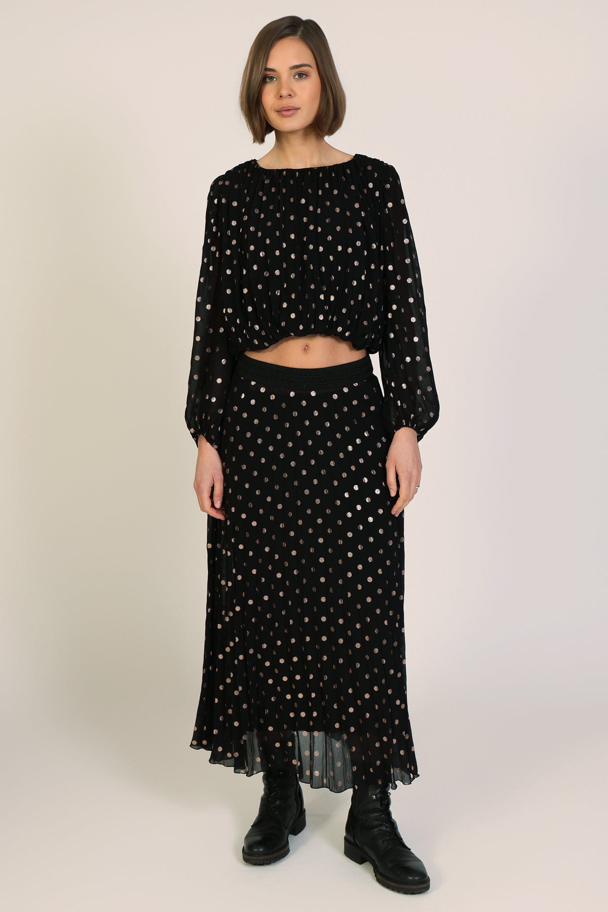 Traffic People Many Moons Hera Skirt in Black
