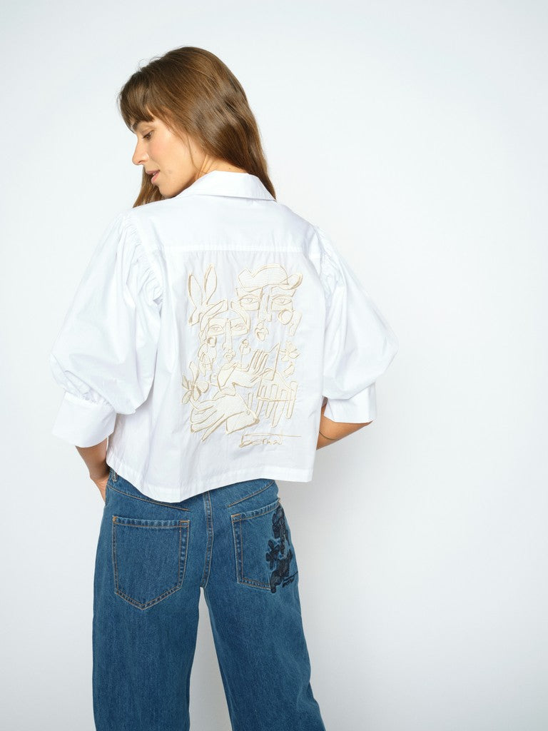 Mos Mosh Adjao Bernat Embroidered Shirt