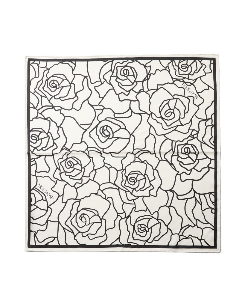 Mos Mosh Rose Net Scarf